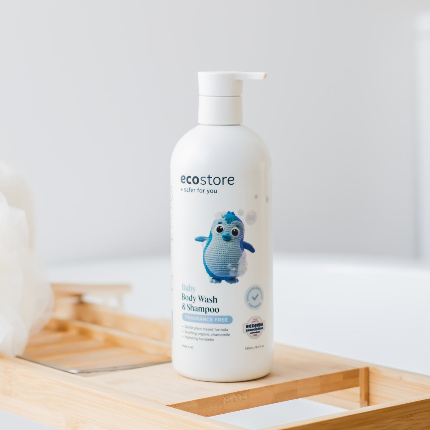 Fragrance Free Baby Body Wash & Shampoo 535ml