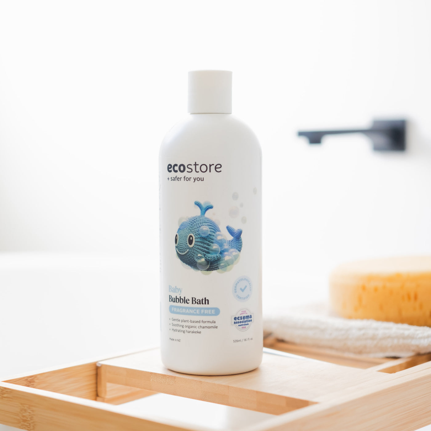 Fragrance Free Baby Bubble Bath 535ml