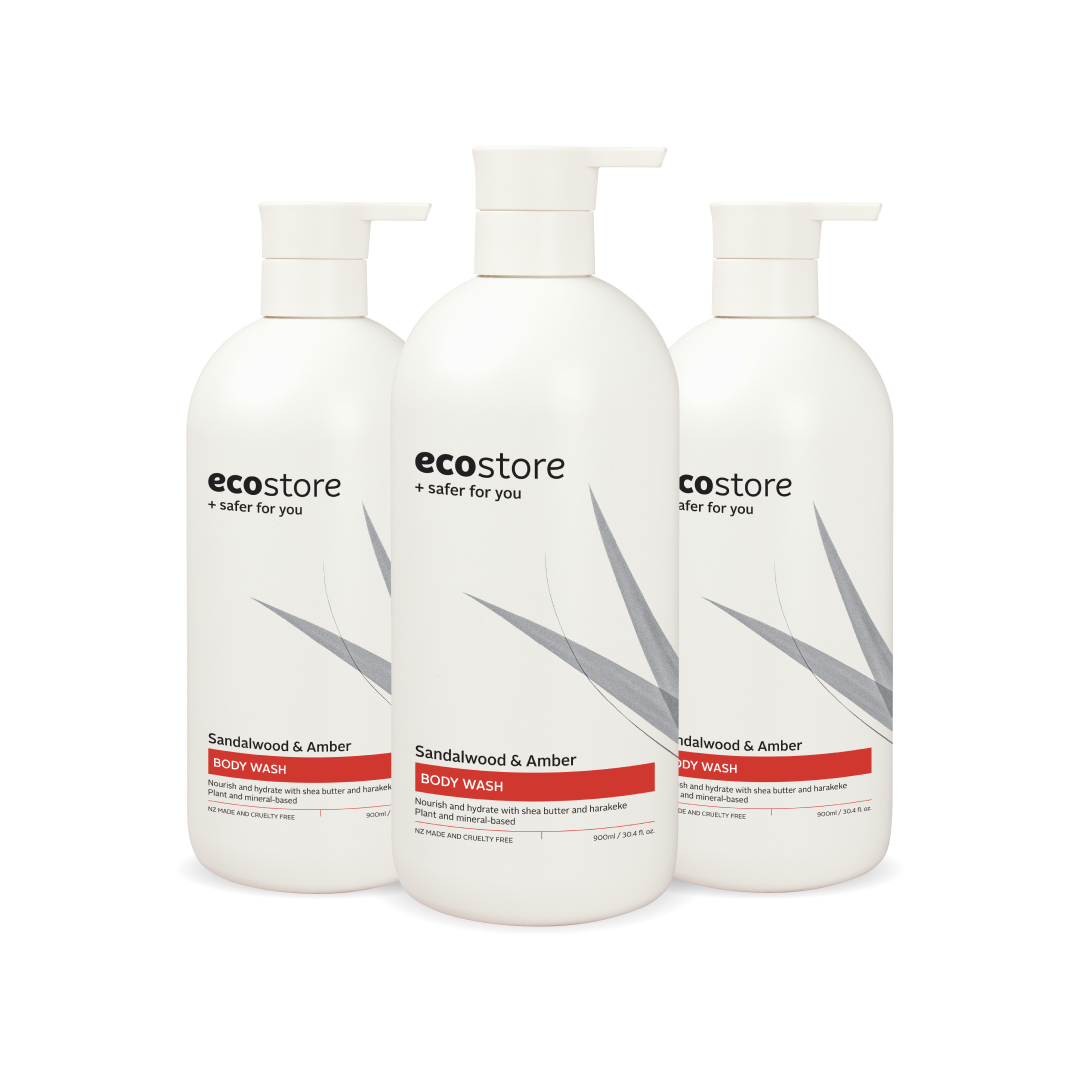 Sandalwood & Amber Body Wash 900ml - Multipack