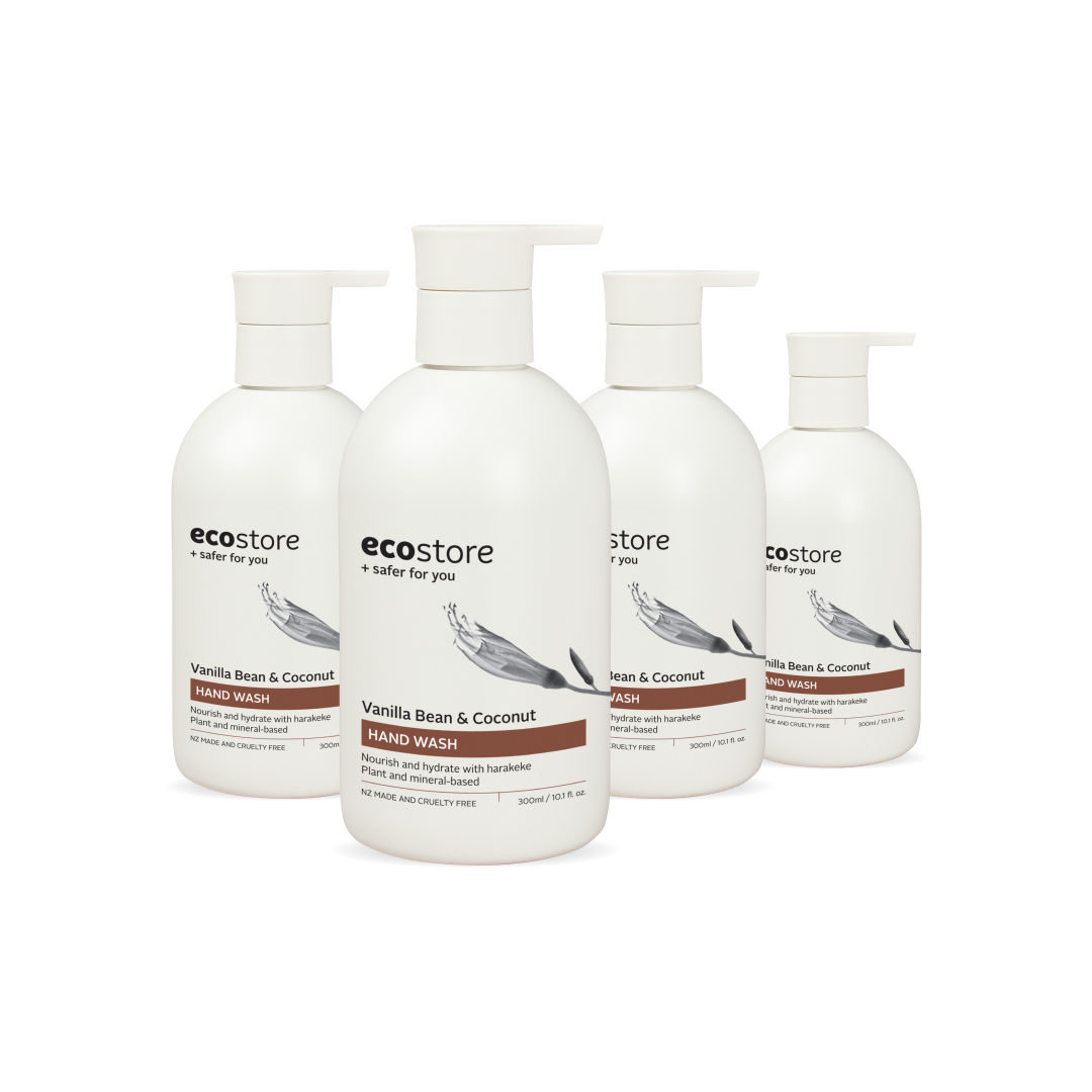 Vanilla Bean & Coconut Hand Wash - 4X Multipack