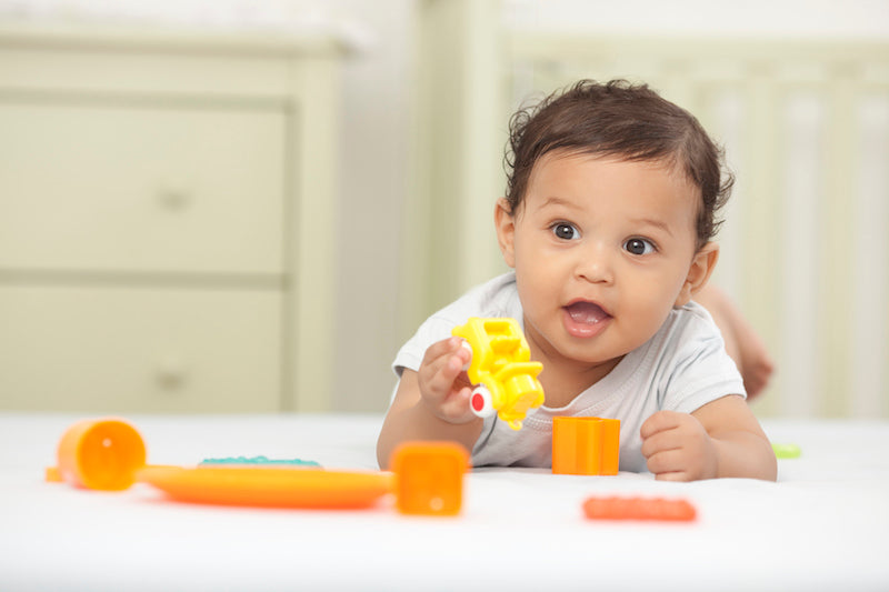 The beginnings of play for babies 3-6 months
