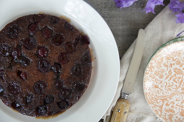 Zoe Salmen's delicious cherry upside down cake