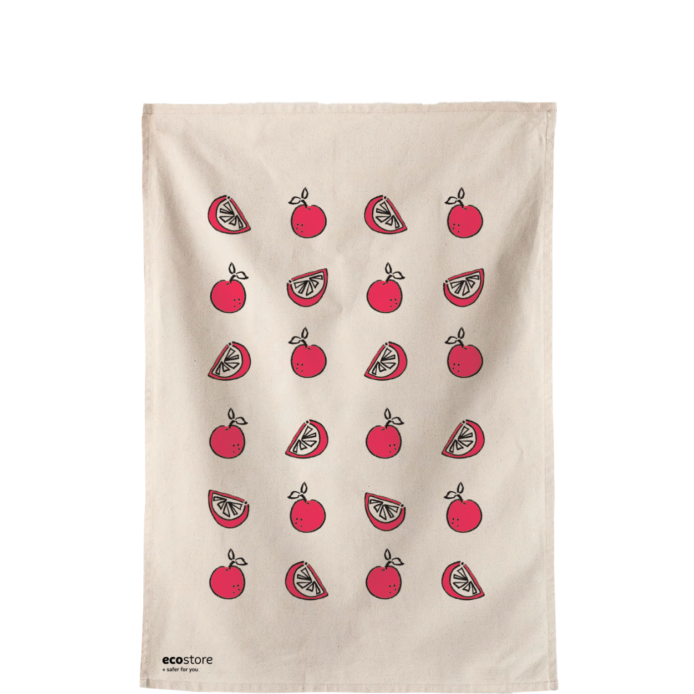 Grapefruit Pattern Tea Towel