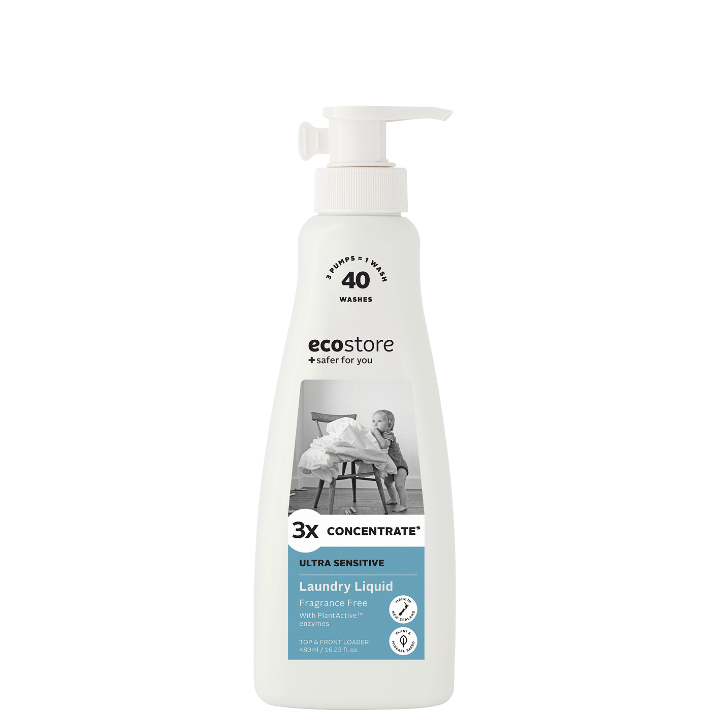 Ultra Sensitive 3X Concentrate Laundry Liquid Pump