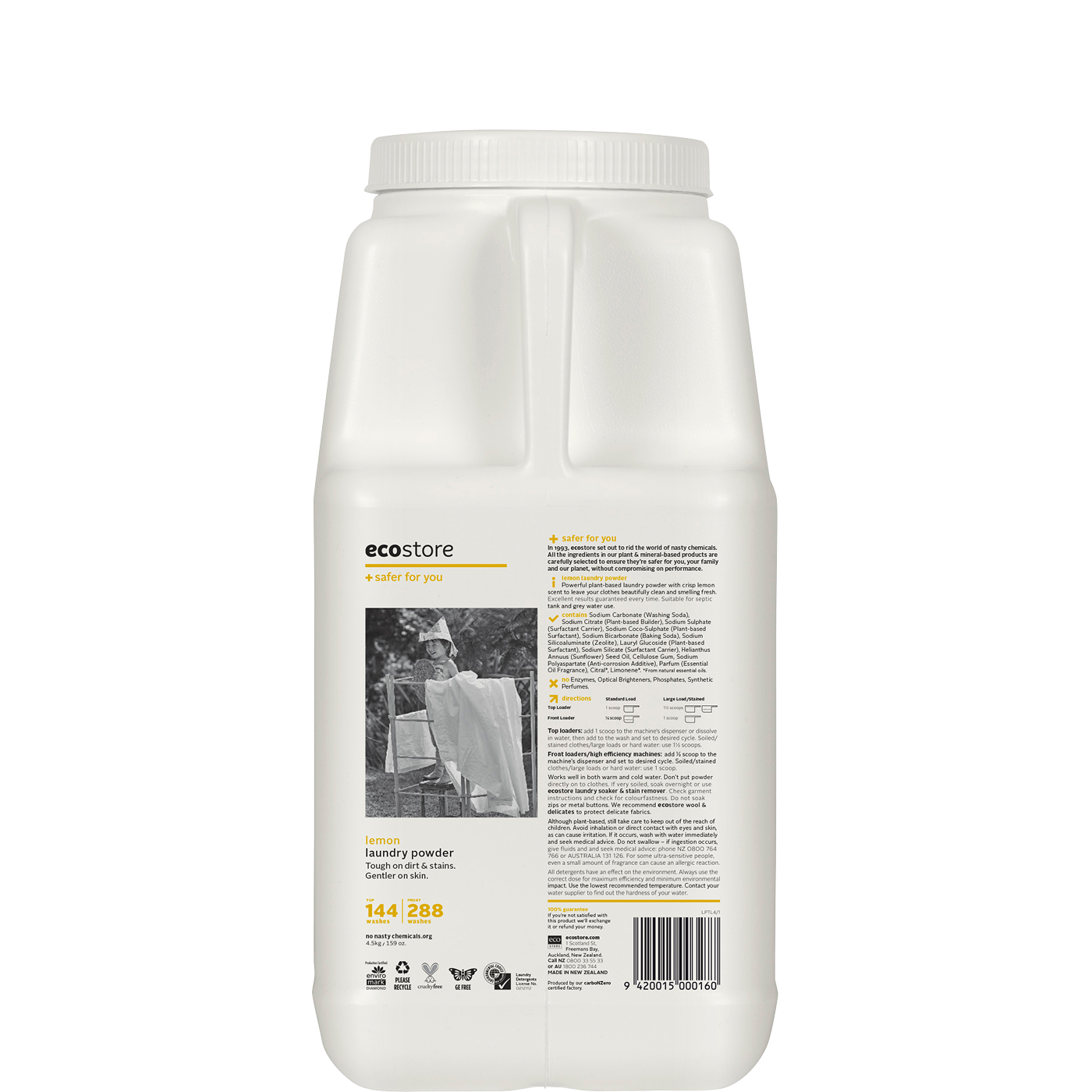 Lemon Laundry Powder 4.5kg