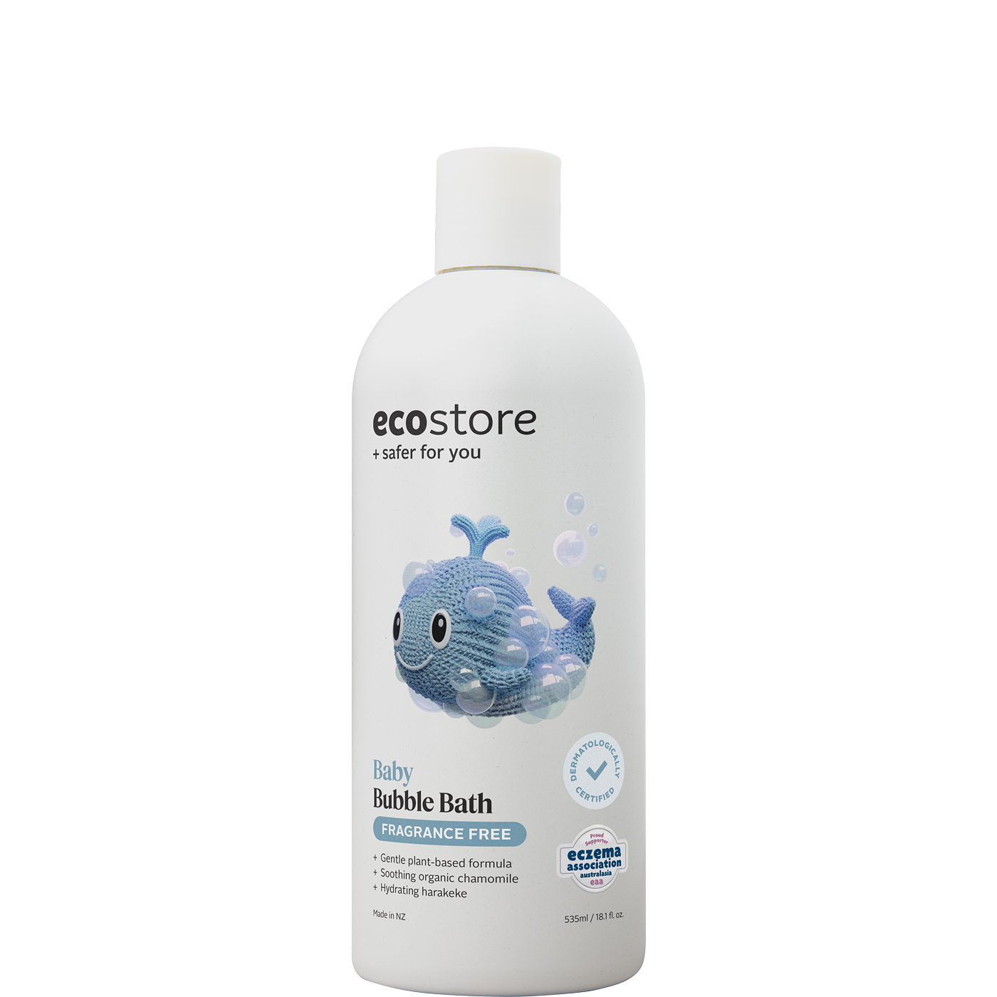 Fragrance Free Baby Bubble Bath 535ml