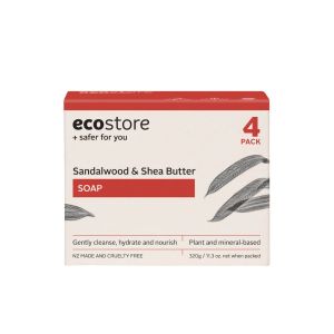 Sandalwood & Shea Butter Soap 4x 80g