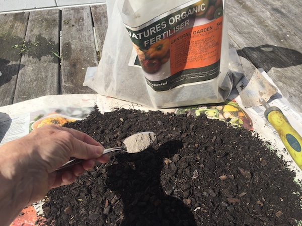 Adding fertiliser